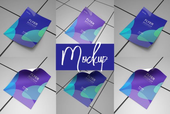 3D Curled Page Flyer Mockup: A Professional Tool for Showcasing Your Design