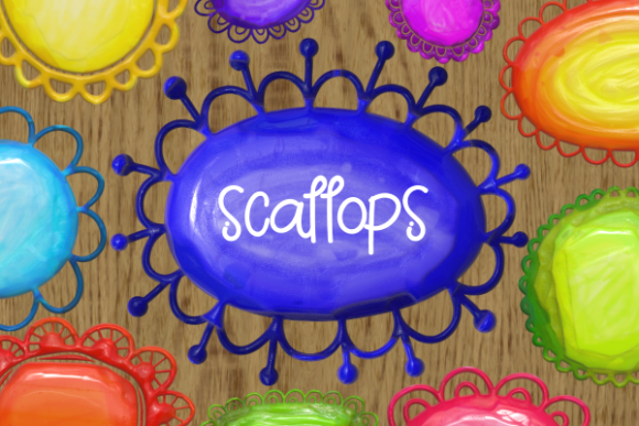 3D Glossy Scalloped Banner Border Frames: A Practical Design Resource Review