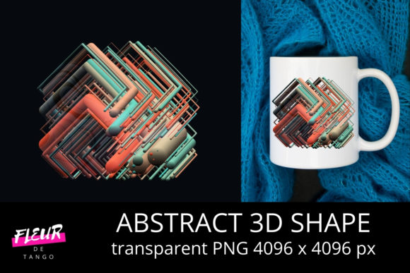 Abstract 3D Shape V.16 Design
