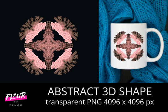 Exploring Abstract 3D Shape Clipart Vol. 48: A Creative Resource for Designers and Enthusiasts