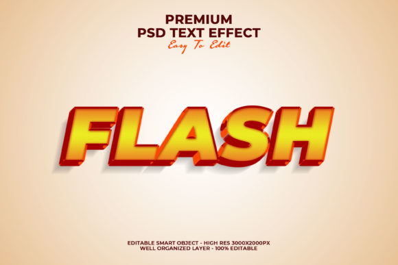 Flash 3D Text Style Effect for Creative Designers