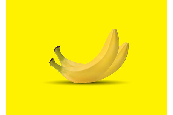 Realistic Illustration Bananas 3D Vector: A Versatile Design Asset for Creatives